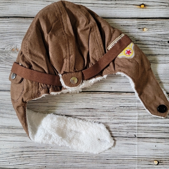 Aviator Hat First Birthday Outfit Cake Smash Outfit Time Flies Birthday - Picture 4 of 8